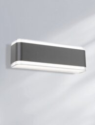 Firstlight 4136GP Capri Outdoor LED Wall Light In Graphite Finish IP65