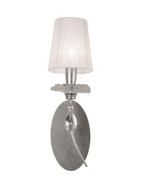 Mantra M6305 Sophie 1 Light Wall Light With Shade In Silver