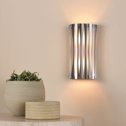 Dar Lighting Netra 2 Light Wall Light In Satin Bronze Finish NET0963