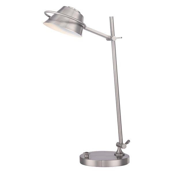 QZ/SPENCER/TL BN Spencer Brushed Nickel LED Desk Lamp