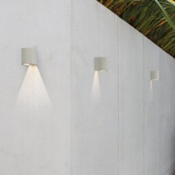Astro 1384019 Dunbar 120 LED Outdoor Wall Light In Matt Concrete Finish IP65