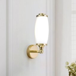 Elstead BATH/ELIOT1 PB Eliot 1 Light Bathroom Wall Light In Polished Brass