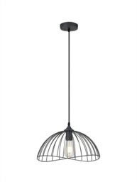 Robson Dome Ceiling Pendant Light In Graphite Finish 
