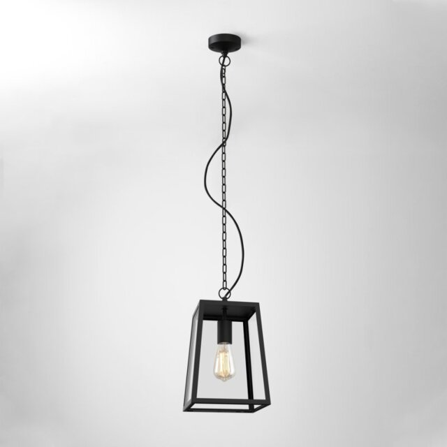 Astro 1306013 Calvi Outdoor Ceiling Pendant Light In Textured Black Finish IP23