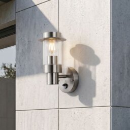 Firstlight 2822ST Darwin PIR Outdoor Security Wall Light In Stainless Steel IP44