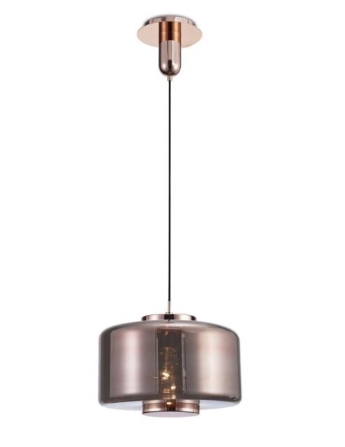 Mantra M6190 Jarras 1 Light Large Ceiling Pendant Light In Copper And Rose Gold - Dia: 400mm