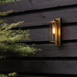 Astro 1413003 Pimlico 400 Outdoor Wall Light In Antique Brass Finish IP23