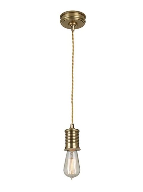 DOUILLE/P AB Douille Lamp Holder Celing Pendant Light In Aged Brass (Fitting Only)
