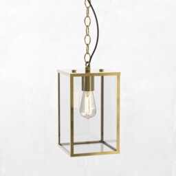 Astro 1095035 Homefield 240 Outdoor Ceiling Pendant Light In Natural Brass Finish IP44