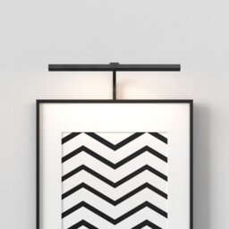 Mondrian 400 Frame Mounted Picture Light In Black Finish 1374039