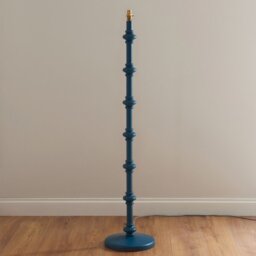 Endon 111605 Carnaby Floor Lamp Base In Satin Marlin Blue