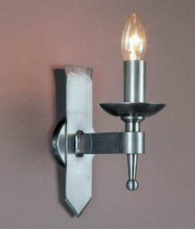 SMRR01071 Saxon 1 Light Metal Wall Bracket - product_finish:Matt Black Finish Frame