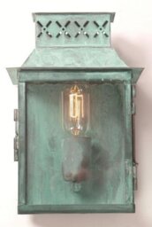 Lambeth Palace Outdoor Wall Lantern, Verdigris