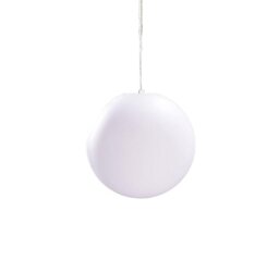 Mantra M1398 Huevo 1 Light Bathroom Medium Ceiling Pendant In Opal White