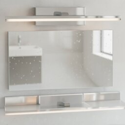 Firstlight 6868CH Marina Bathroom LED Wall Light In Chrome with Opal White Diffuser- 300mm