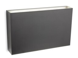 Firstlight 2805GP Midas Outdoor LED Resin Up And Down Wall Light In Graphite IP65