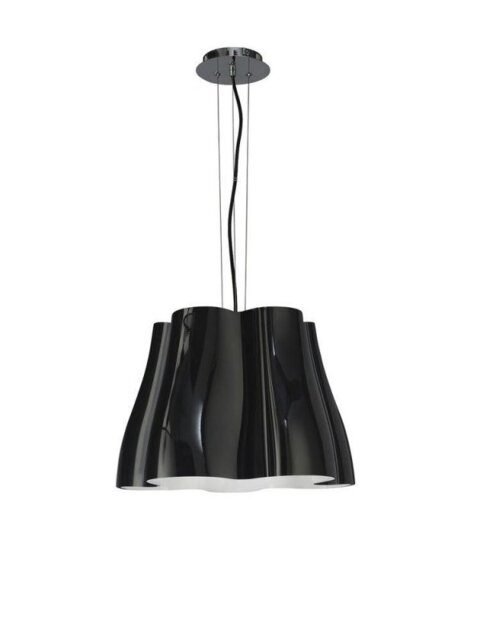 Mantra M3721 Miss 3 Light Ceiling Pendant In Chrome And Gloss Black