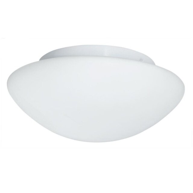 Searchlight 1910-28 Flush Modern Ceiling Light and Opal Glass