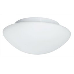 Searchlight 1910-28 Flush Modern Ceiling Light and Opal Glass