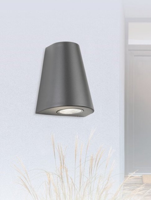Firstlight 4140GP Diablo Outdoor Single LED Wall Light In Graphite Finish IP54