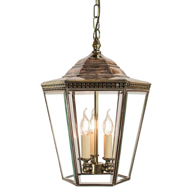 435AP3 Chelsea 3 Light Exterior Pendant - product_finish:Light Antique