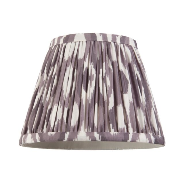 Endon 113083 Ikat Tapered Lamp Shade 20 cm Pearl Grey