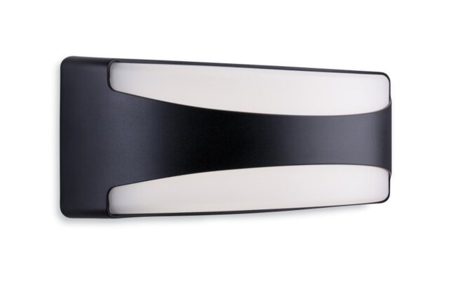 Firstlight 2808BK Santos LED Outdoor Wall Light in Black Resin IP65