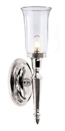 Elstead BATH/DRYDEN2 1 Light Solid Brass Bathroom Wall Light - product_finish:Polished Brass