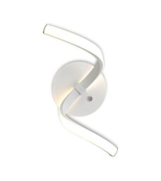 M6005 Nur LED Wall Light In White