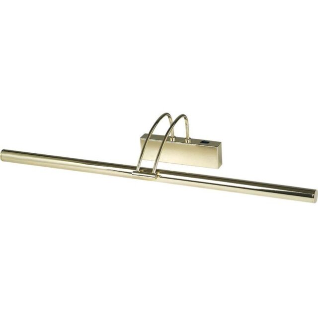 Searchlight 8343PB Adjustable LED Picture Light In Polished Brass