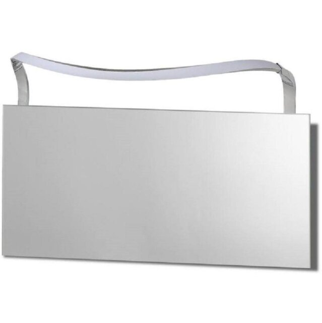Mantra M5089 Sisley LED Wavy Wall Light In Silver And Chrome