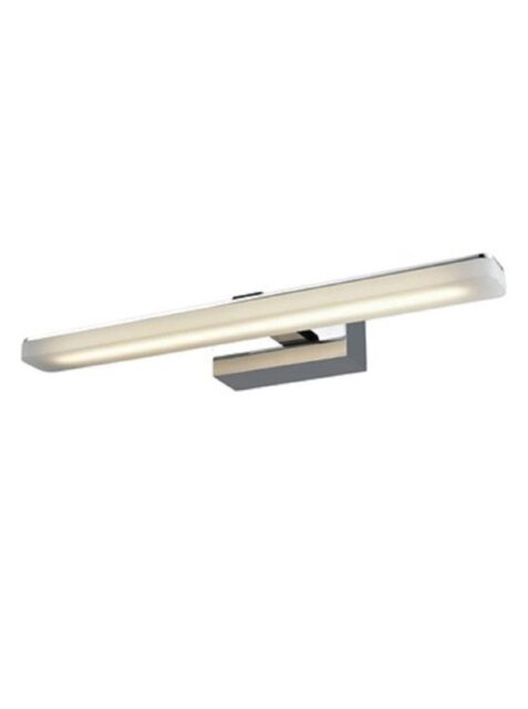 Franklite WB097 Bathroom Over Mirror Wall Light In Chrome On Slightly Extended Arm