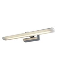 Franklite WB097 Bathroom Over Mirror Wall Light In Chrome On Slightly Extended Arm