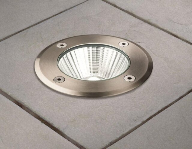 Firstlight 3734ST LED Driveover Lights In Stainless Steel - Dia: 110mm