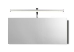 Mantra M5085 Sisley LED Bathroom Bar Light In Silver And Chrome