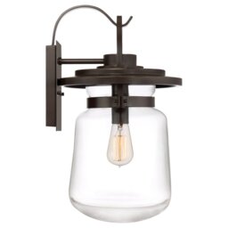 Quintiesse QN-LASALLE-L-WT Lasalle Outdoor Large Wall Lantern In Western Bronze Finish IP44