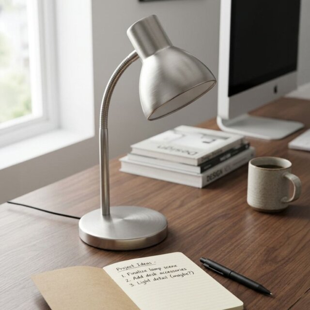 Firstlight Harvard 2163 Brushed Steel Table Lamp