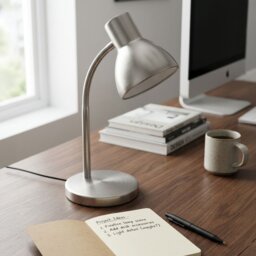 Firstlight Harvard 2163 Brushed Steel Table Lamp