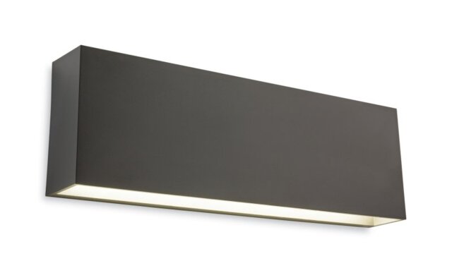 Firstlight 2806GP Midas LED Outdoor Resin Single Wall Light Graphite IP65