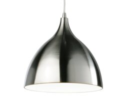 Firstlight Cafe 3337BSWH Brushed Steel Ceiling Pendant