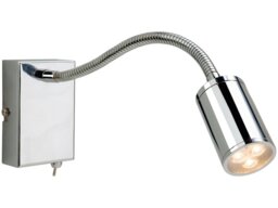 Firstlight Orion LED 3454CH Chrome Flexible Wall Reading Light
