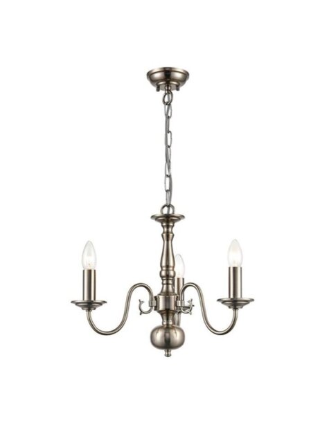 Holandesa 3 Way Flemish Ceiling Light In Pewter Finish
