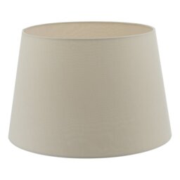 Dar CEZ1429 Cezanne Tapered 350MM Ecru Faux Silk Drum Shade