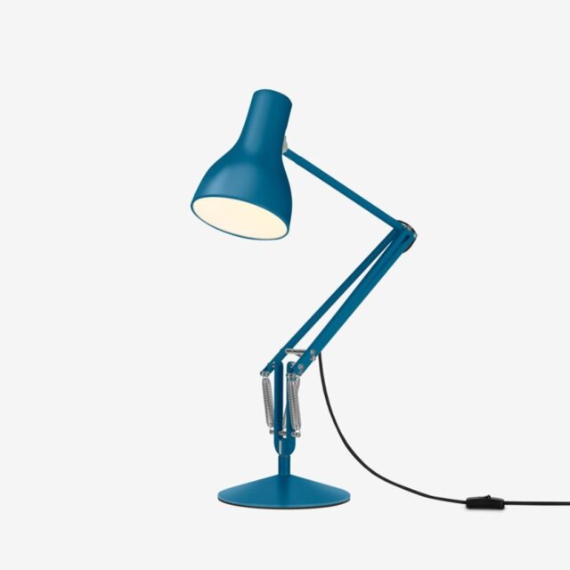 32114 Margaret Howell Type 75 Desk Lamp In Saxon Blue