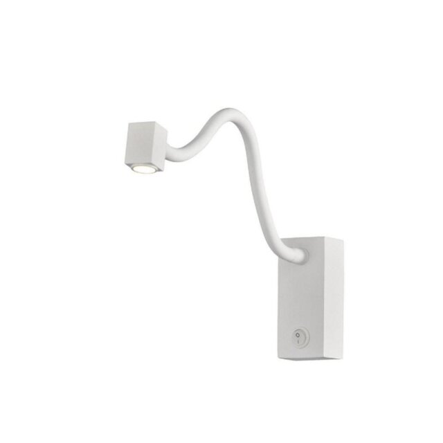 Mantra M6048 Boavista LED Square Wall Light In Matt White