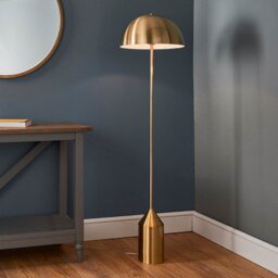 Endon 90521 Nova Floor Lamp In Antique Brass Finish