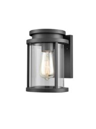 Franklite EXT6621 Exterior Outdoor Wall Lantern Light In Charcoal