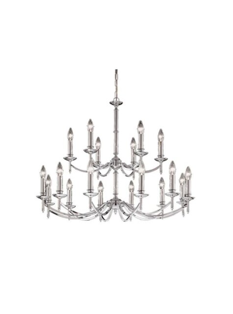 Franklite Petrushka 18 Light Ceiling Chandelier In Chrome Finish FL2090/18