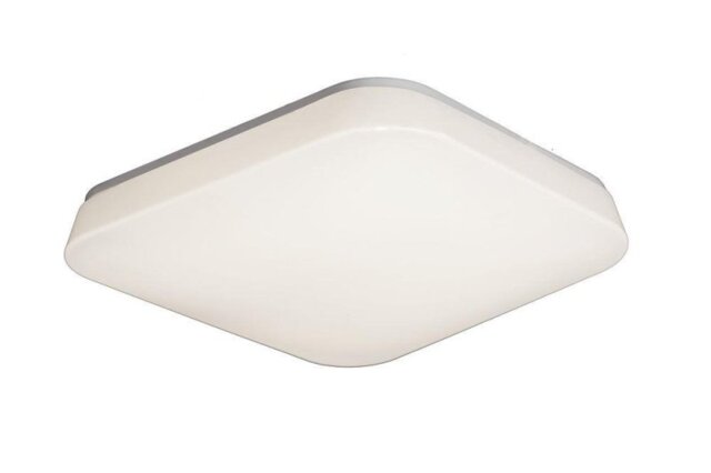 Mantra M3765 Quatro Large LED Ceiling/Wall Light In White - Length: 500mm