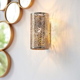 Endon 70105 Secret Garden 1 Light Wall Light In Antique Brass